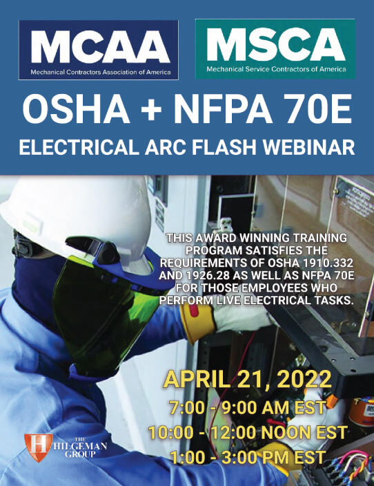 The Next Qualified Level Arc Flash Safety Training Webinars Scheduled for April 21, 2022