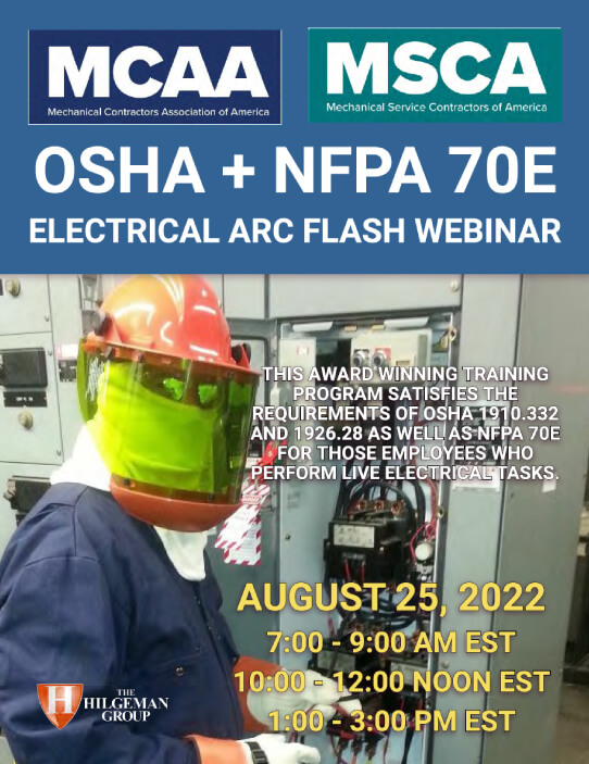 The Next Qualified Level Arc Flash Safety Training Webinars Scheduled for August 25, 2022