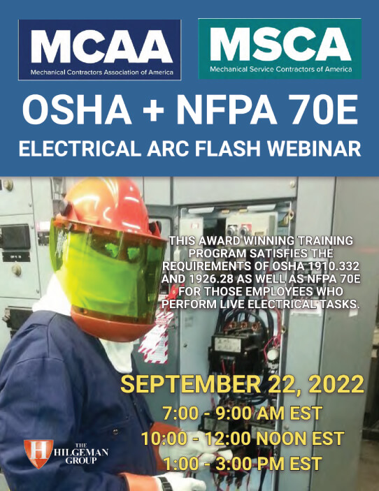 The Next Qualified Level Arc Flash Safety Training Webinars Scheduled for September 22, 2022