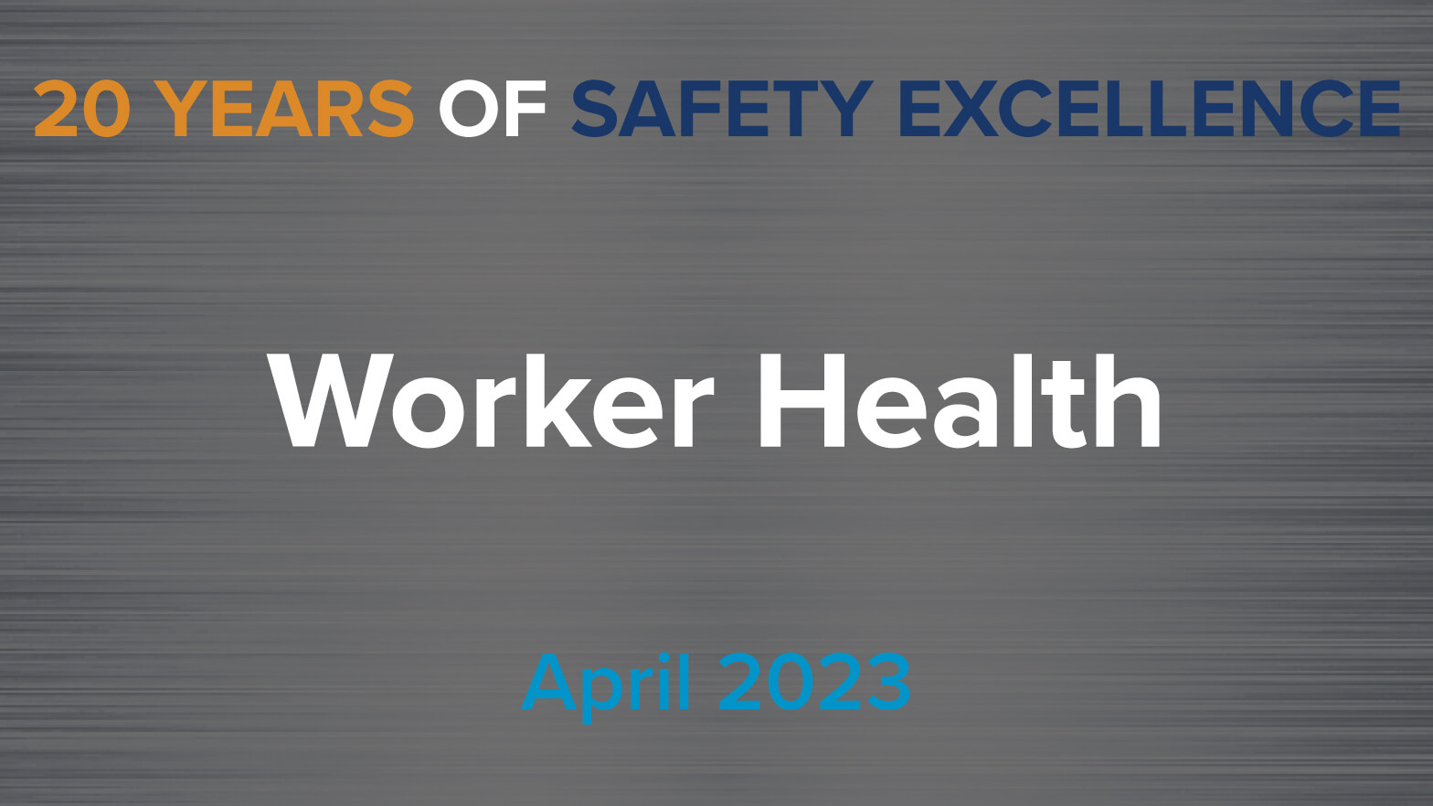Celebrate MCAA’s 20 Years of Safety Excellence Each Month of 2023 With a Safety Resource Kit