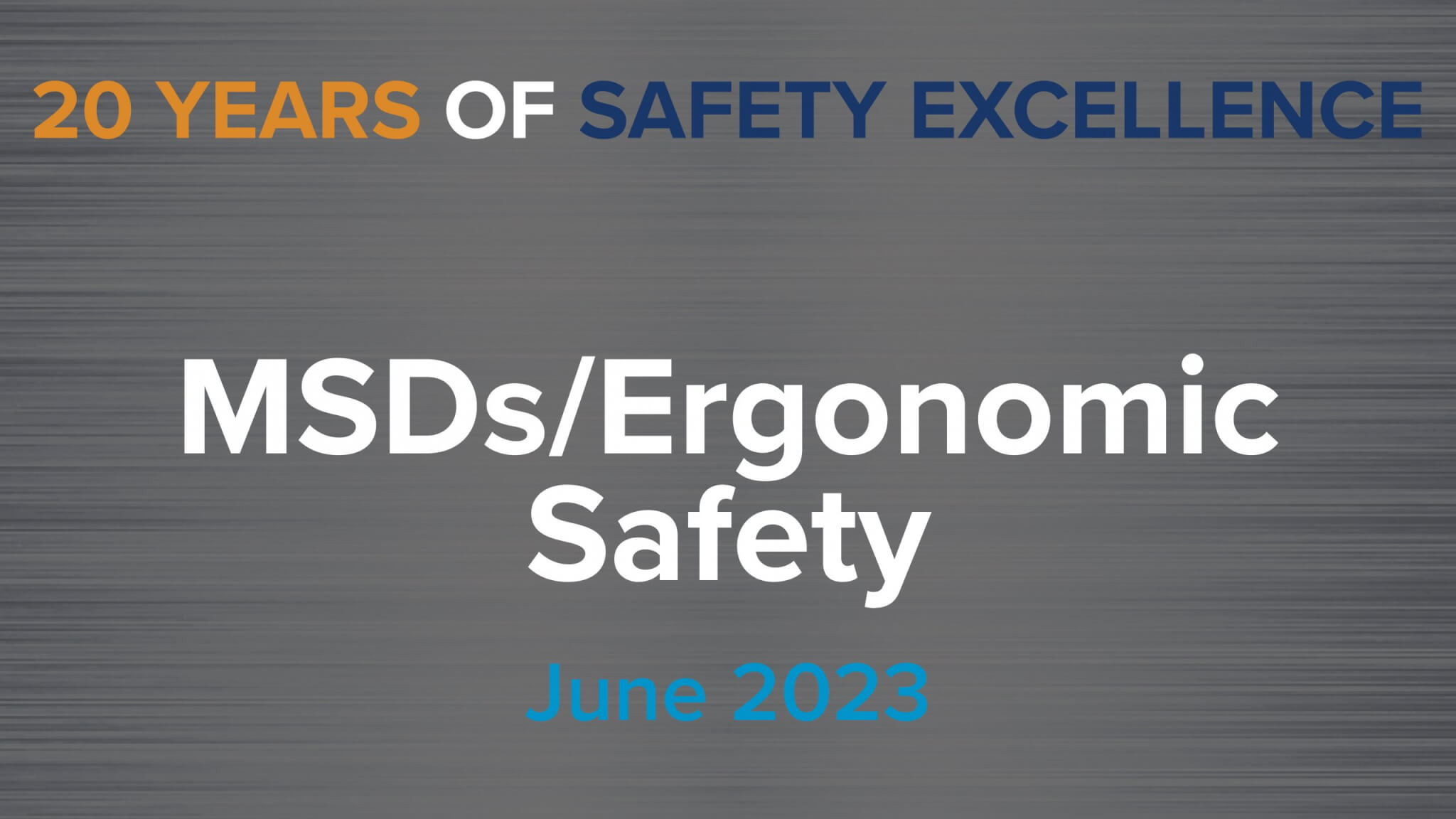 Celebrate MCAA’s 20 Years of Safety Excellence Each Month of 2023 With a Safety Resource Kit