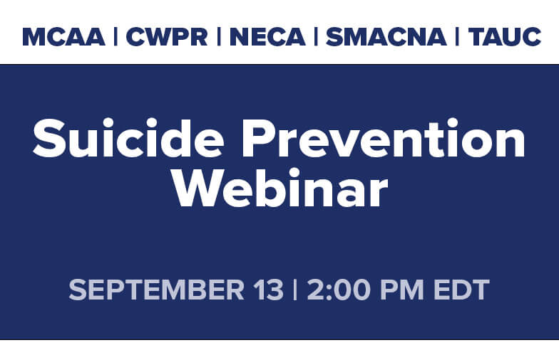 MCAA Joins Alliance Partners to Host Suicide Prevention Webinar