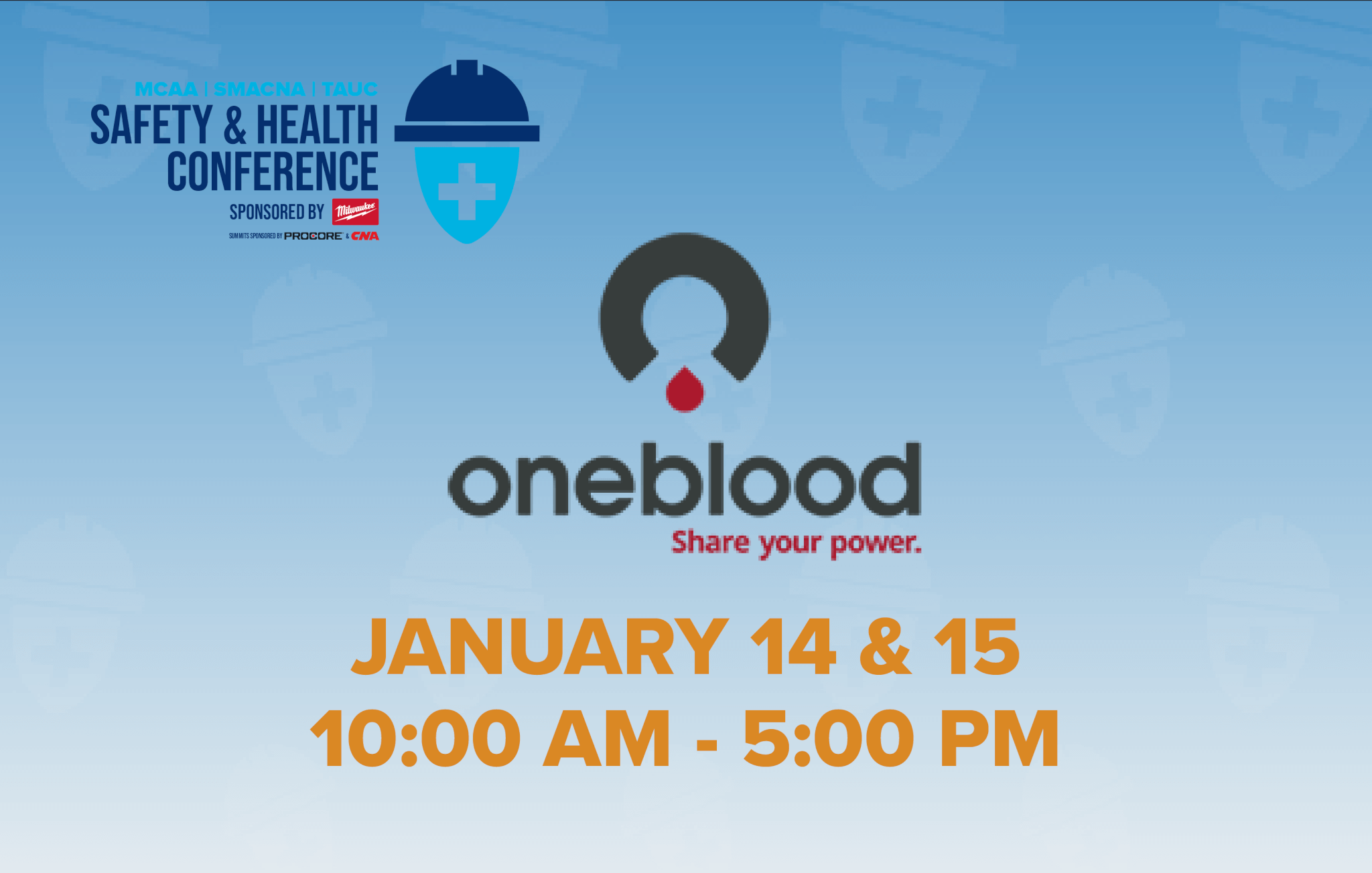 Help Save Lives at the 2025 Safety & Health Conference Blood Drive!